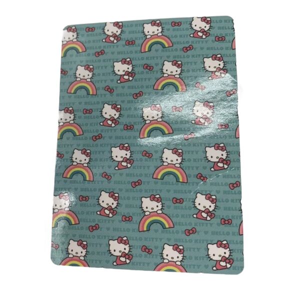Hello Kitty & Rainbow Silk Touch Throw Blue Blanket 50x70” Hard To Find NWT - Picture 6 of 6